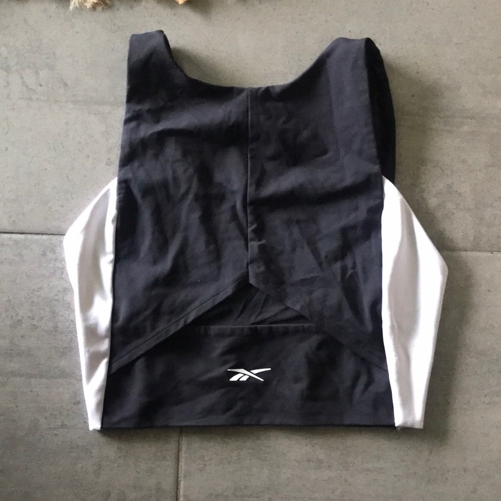 Reebok crop top with mesh